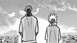 Both Hoshiumi and Hirugami's paths diverge at this point but they're still united in the fact that they're both going into new territory that isn't easy. The beginning of many future struggles, but both of them take it head on.