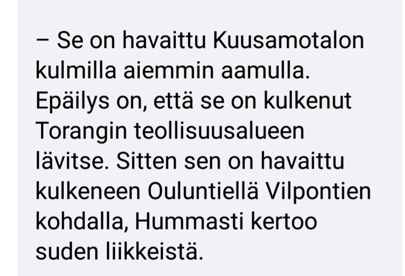 ParviainenUlla's tweet photo. Sus'siunatkoon, nyt hukka kolkuttelee jo ovella! #Lopotti En ole koskaa  luonnossa nähnyt, jos sen näkisi nyt luontokaupungin ytimessä. https://t.co/56He2eQRPg
