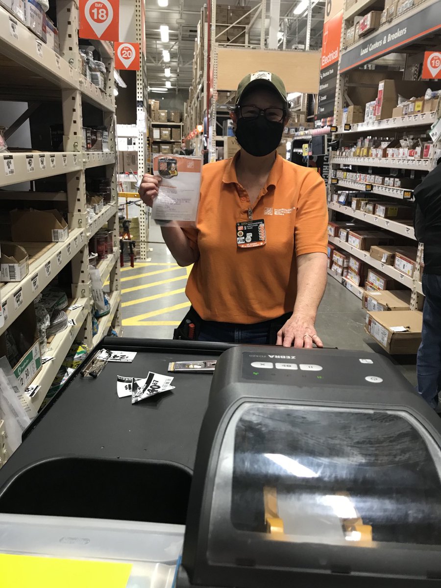 Kay is always so willing to help with anything the store needs while still completing all of her MET responsibilities! Couldn’t ask for better partnerships with our teams! #OneHomeDepot #1548Family ⁦<a href="/kmwunrow/">Kathleen Elmore</a>⁩