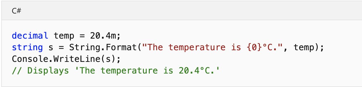 Given that Dominion runs on Windows, I'm guessing it's written in C#. If you look at C# Format strings, you'll notice something that may look familiar..  https://docs.microsoft.com/en-us/dotnet/api/system.string.format?view=net-5.0