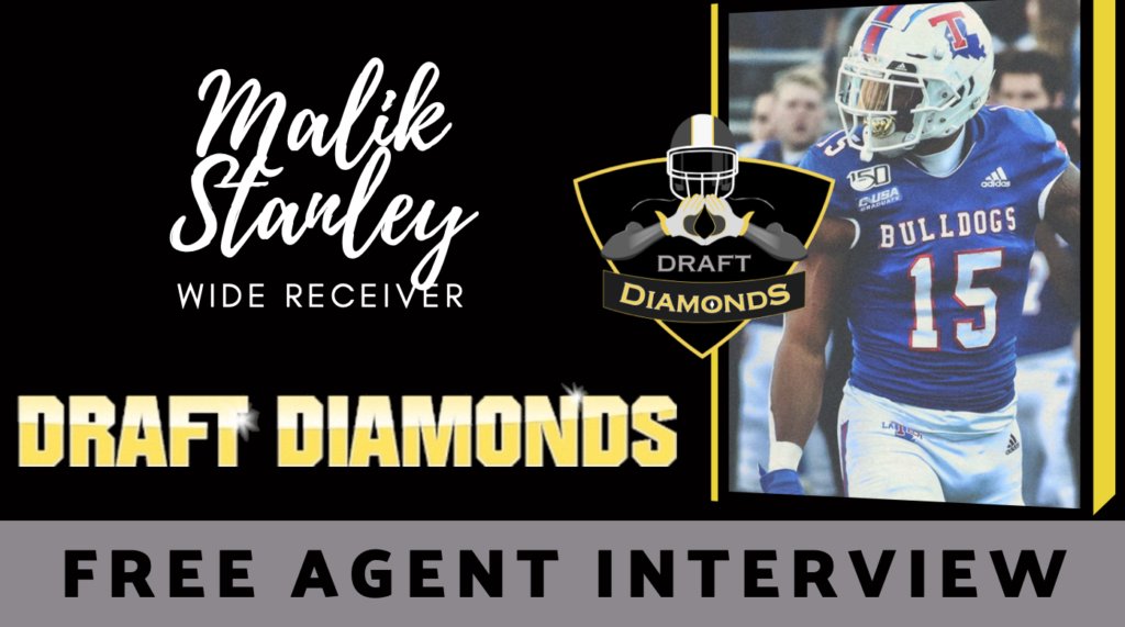 Draft Diamonds Free Agent Interview: Malik Stanley, Wide Receiver https://t.co/P80hemhqnA #NFL #NFLDraftNews https://t.co/twdmoVfznn