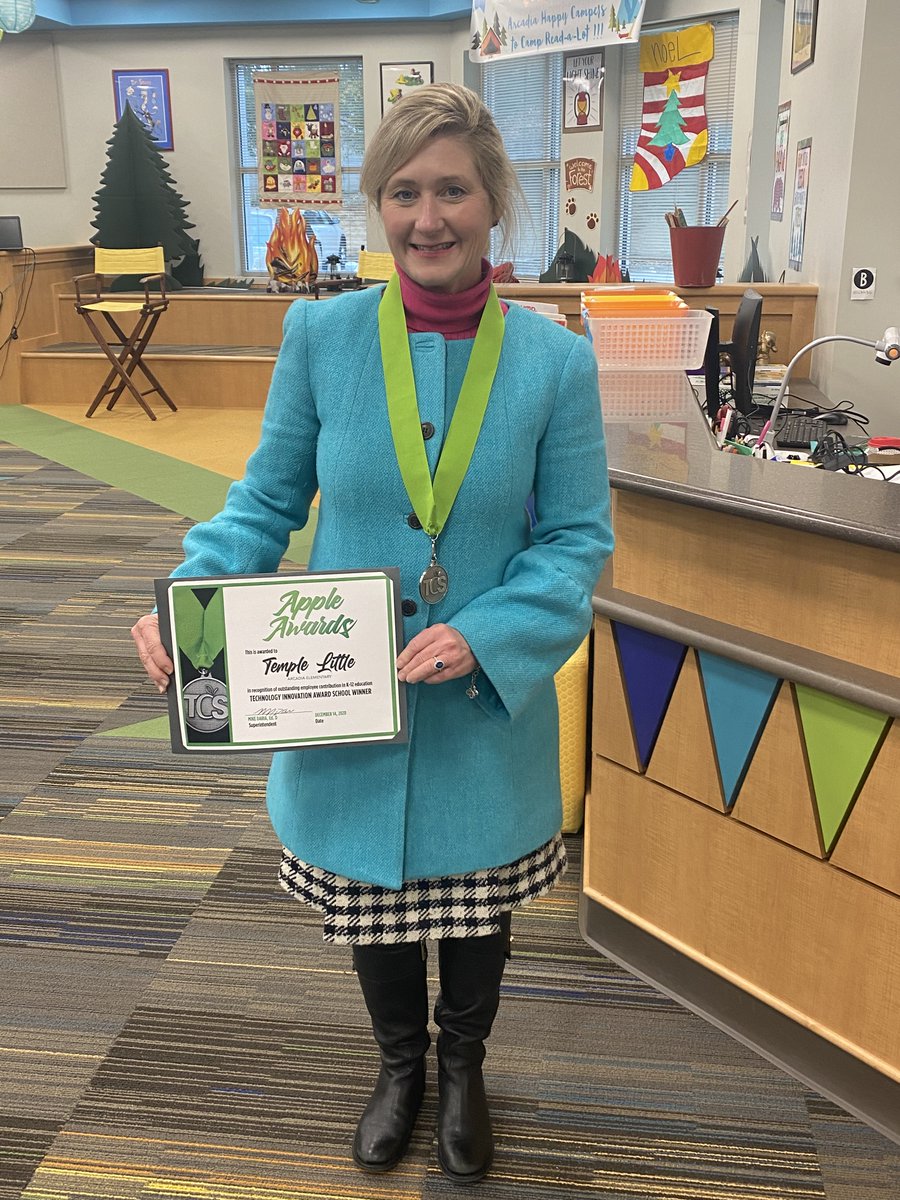 Gladys Wright (@gwrightarcadia) on Twitter photo Congratulations to Arcadia Elementary Apple Award Winners 2020! Temple Little(Technology Innovation)and Jacqueline Dennis(Teacher of the Year)
<a href="/MikeDaria/">Mike Daria</a> <a href="/TCSBoardofEd/">T🍏S Board of Ed</a> <a href="/GWrightArcadia/">Gladys Wright</a> <a href="/temple_little/">Temple Lovoy</a> @jgdennis2teach 🥰 Congratulations to Arcadia Elementary Apple Award Winners 2020! Temple Little(Technology Innovation)and Jacqueline Dennis(Teacher of the Year)
<a href="/MikeDaria/">Mike Daria</a> <a href="/TCSBoardofEd/">T🍏S Board of Ed</a> <a href="/GWrightArcadia/">Gladys Wright</a> <a href="/temple_little/">Temple Lovoy</a> @jgdennis2teach 🥰