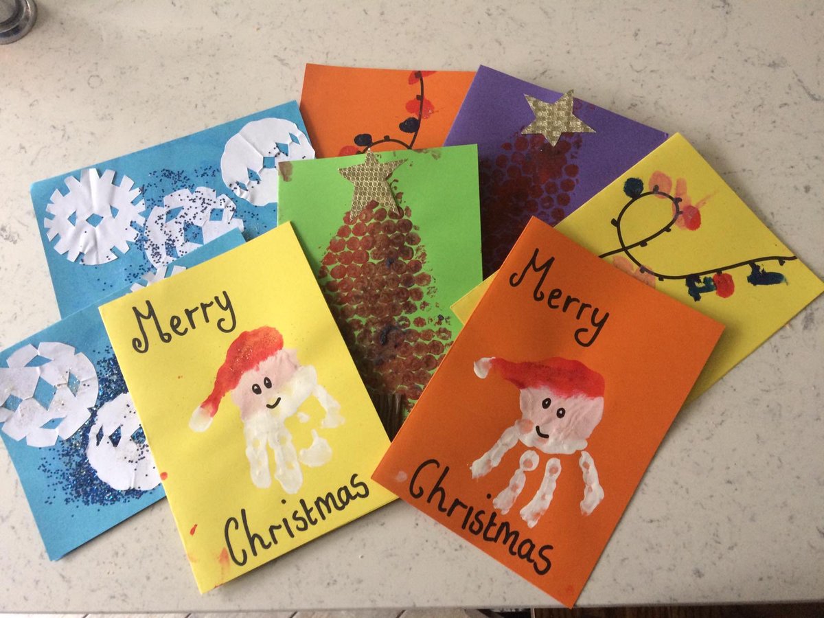 DonePre's tweet photo. We hope the businesses on the High Street have enjoyed receiving their Christmas cards from the Pre-school children today. Thank you to Lucy, India’s mum for arranging and delivering the cards as well as organising our lovely festive singing trip to Iddenshall Hall last week 🎄 https://t.co/bC0L4o2Omj