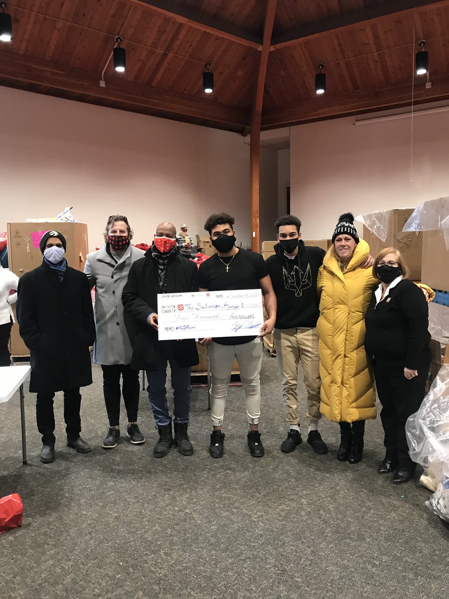 Flyers prospect Zayde Wisdom has just donated $5,000 to the Salvation Army in his Toronto neighbourhood of Weston. 

A text from his mom: “Zayde wanted to give to them first. This is just the beginning of paying it forward.”