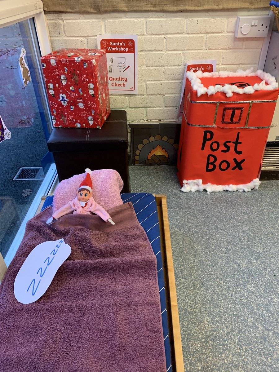 I’ve got the same feels as my elf as it nears the end of term..💤