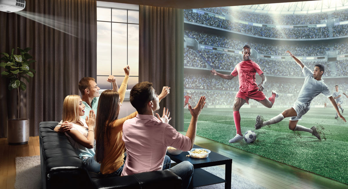 Save $450 Today on BenQ TK800M Home Theater Projector. To fully enjoy the game at football parties in a bright living room or backyard BBQ, a huge 100"+ projected 4K UHD 8.3 million pixel picture with vivid HDR color in any lighting can't be beat. bit.ly/384xNB3