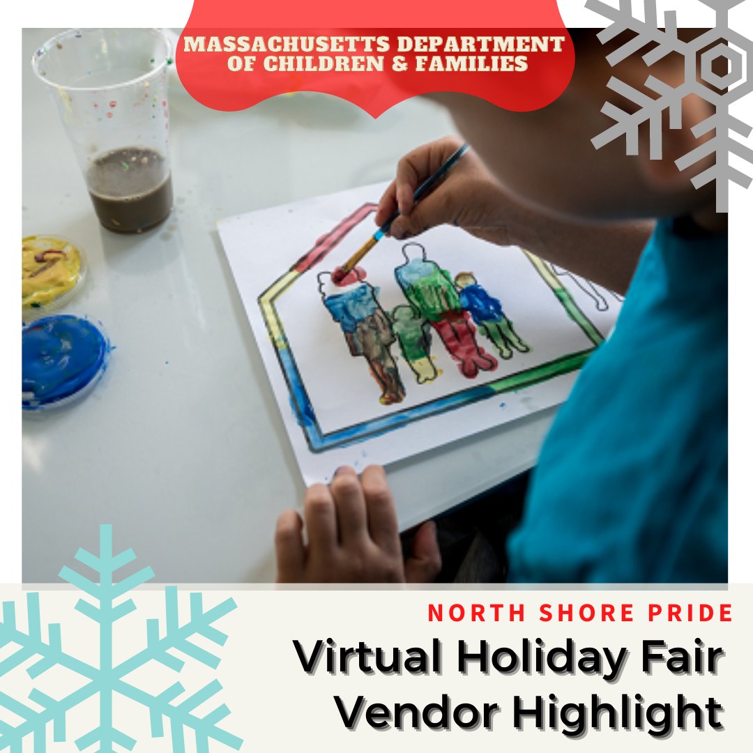 🌟  Virtual Holiday Fair Highlight! 🌟
The Massachusetts Department of Children &amp; Families is actively recruiting foster parents for children in the North Shore area. Learn more at mass.gov/orgs/massachus… or shop the virtual vendor stalls at northshorepride.org/virtual-holida…