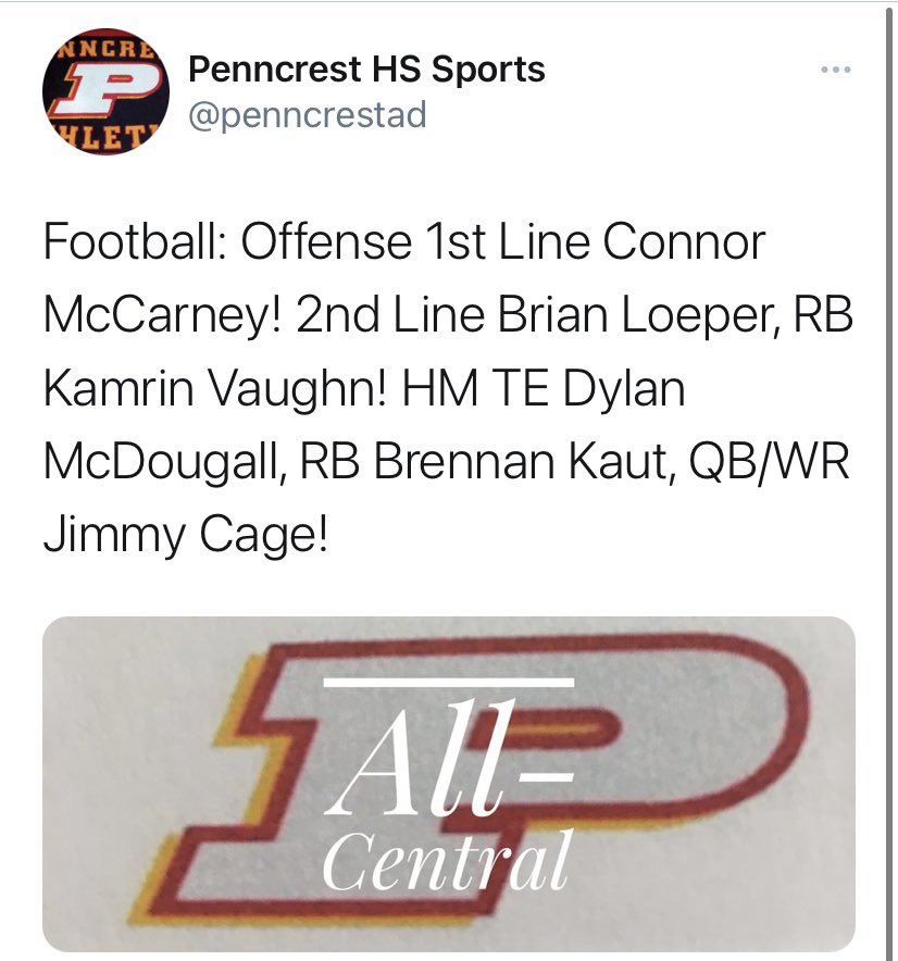 Penncrest HS Sports (@penncrestad) on Twitter photo 