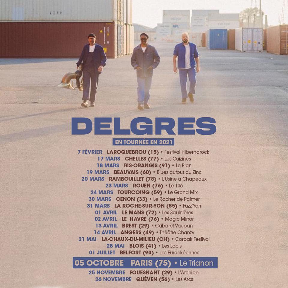 .@DelgresBand en tournée en 2021 et le 05/10 @LeTrianonParis facebook.com/events/1255950… 🔥