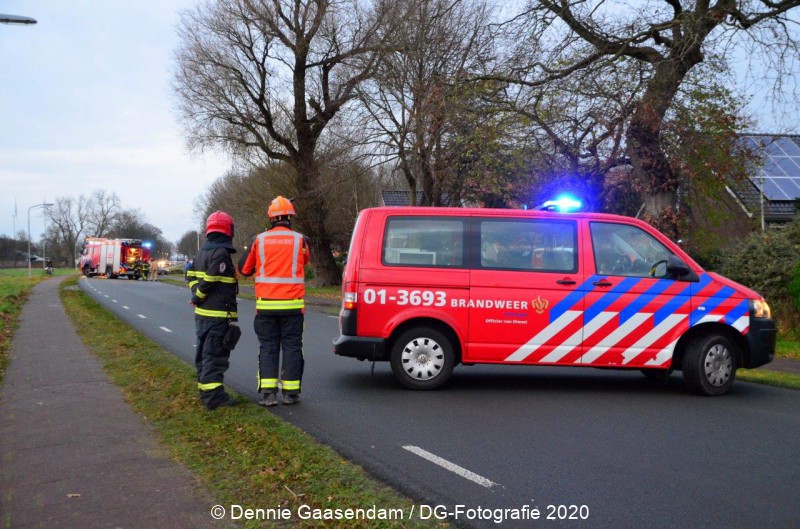 De brandweer van Veendam kreeg maandagmiddag omstreeks  uur een melding van een aardgaslekkage aan de Egypteneinde in #Veendam.