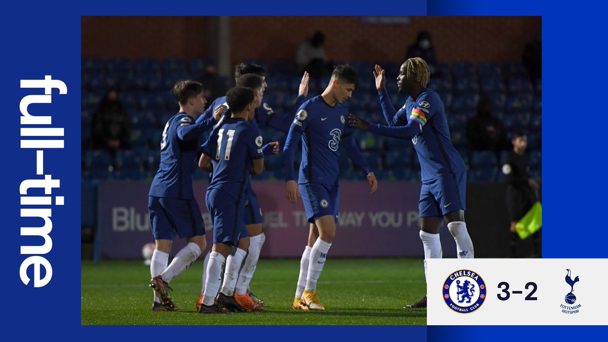 ChelseaFC's tweet photo. #CFCDEV: 🔝 of the league!

After a London derby that had a bit of everything, the Blues overturn a 2-0 half-time deficit to triumph 3-2 at Kingsmeadow courtesy of goals from Marcel Lewis and a Myles Peart-Harris brace.

Oh, and Petr Cech played too! https://t.co/UIP1b0qOrg