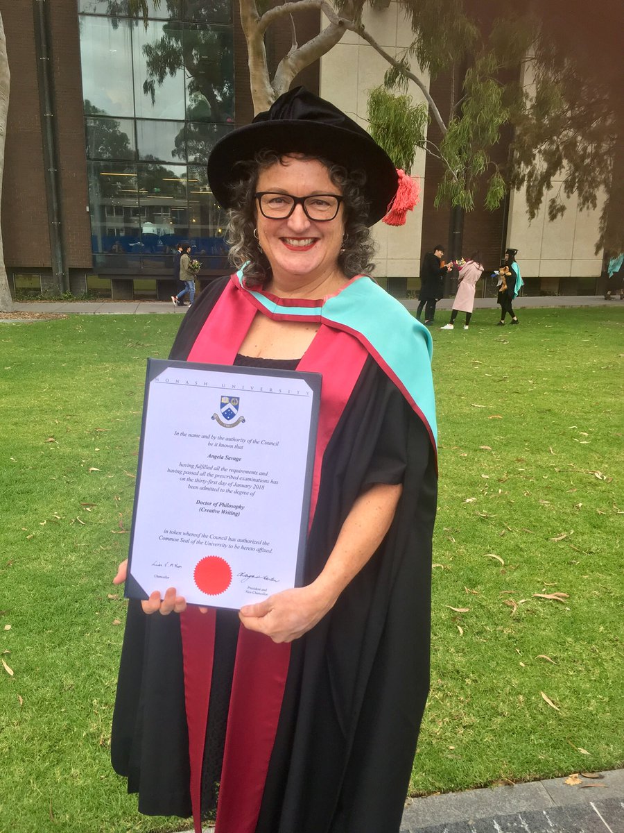 angsavage's tweet photo. @CA_AstroComm Dr Angela Savage, PhD Creative Writing. Doctor Savage is my Bond villain name #PhD #ShowYourDoctorate https://t.co/xGWg1d04Ad