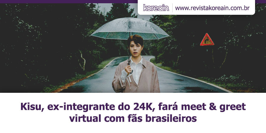 revistakoreain's tweet photo. O cantor Kisu (@1990KISU) vai se encontrar com os fãs brasileiros! 💻

O artista fará um meet &amp; greet virtual, por meio de videochamadas, em fevereiro de 2021. Os ingressos já estão a venda no Sympla! Tu vai perder, é? 🌚

CORRE PRA SABER MAIS! 📲 - https://t.co/MLkCTQaHmd https://t.co/vnh7wVkrc4