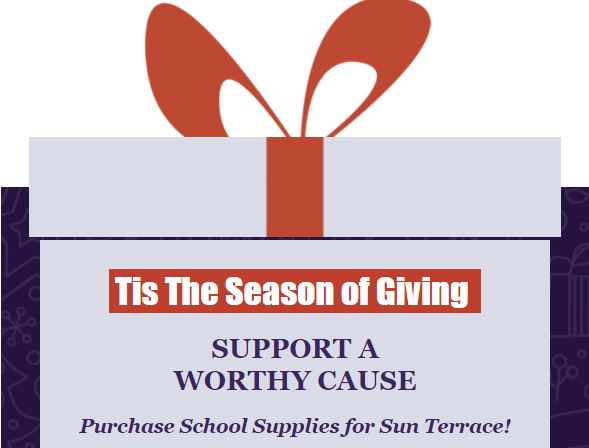 This holiday season, LCMS is hoping to gift much-needed school supplies to its sister school, Sun Terrace Elementary. Please consider buying an item from the Amazon wish list that we've created. smile.amazon.com/.../1R9Q.../re…