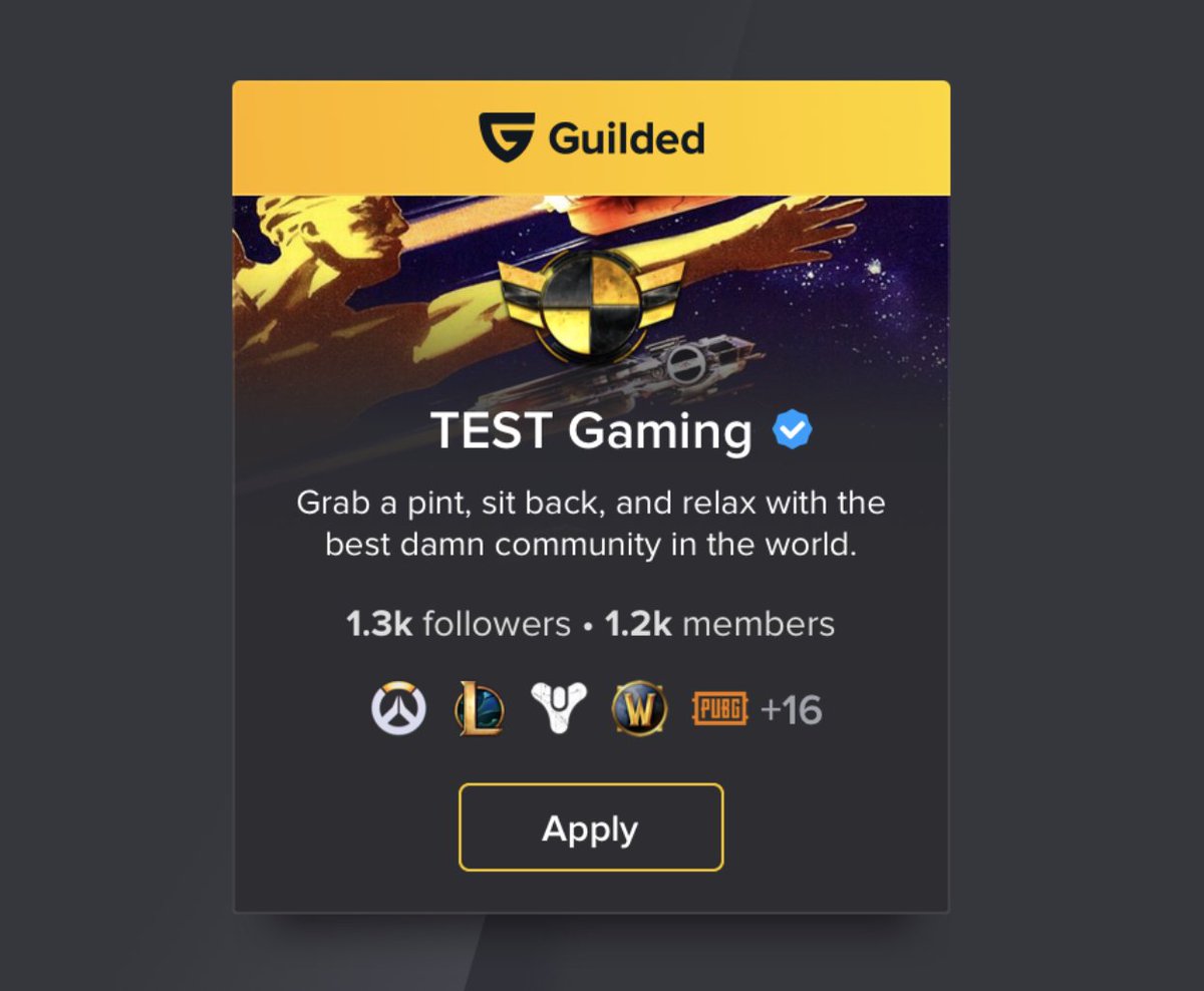 Guilded tweet media