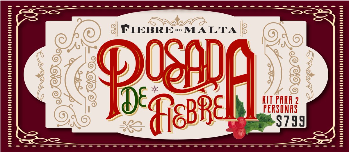 POSADA DE FIEBRE 🕯🎄
Jueves 17 de Diciembre 8pm.
El kit incluye 5 cervezas navideñas de @cervezaminerva 
@cervezatempusmx @cerveceriadecolima @cervezas19norte <a href="/crucrumx/">Cerveza Cru Cru</a>