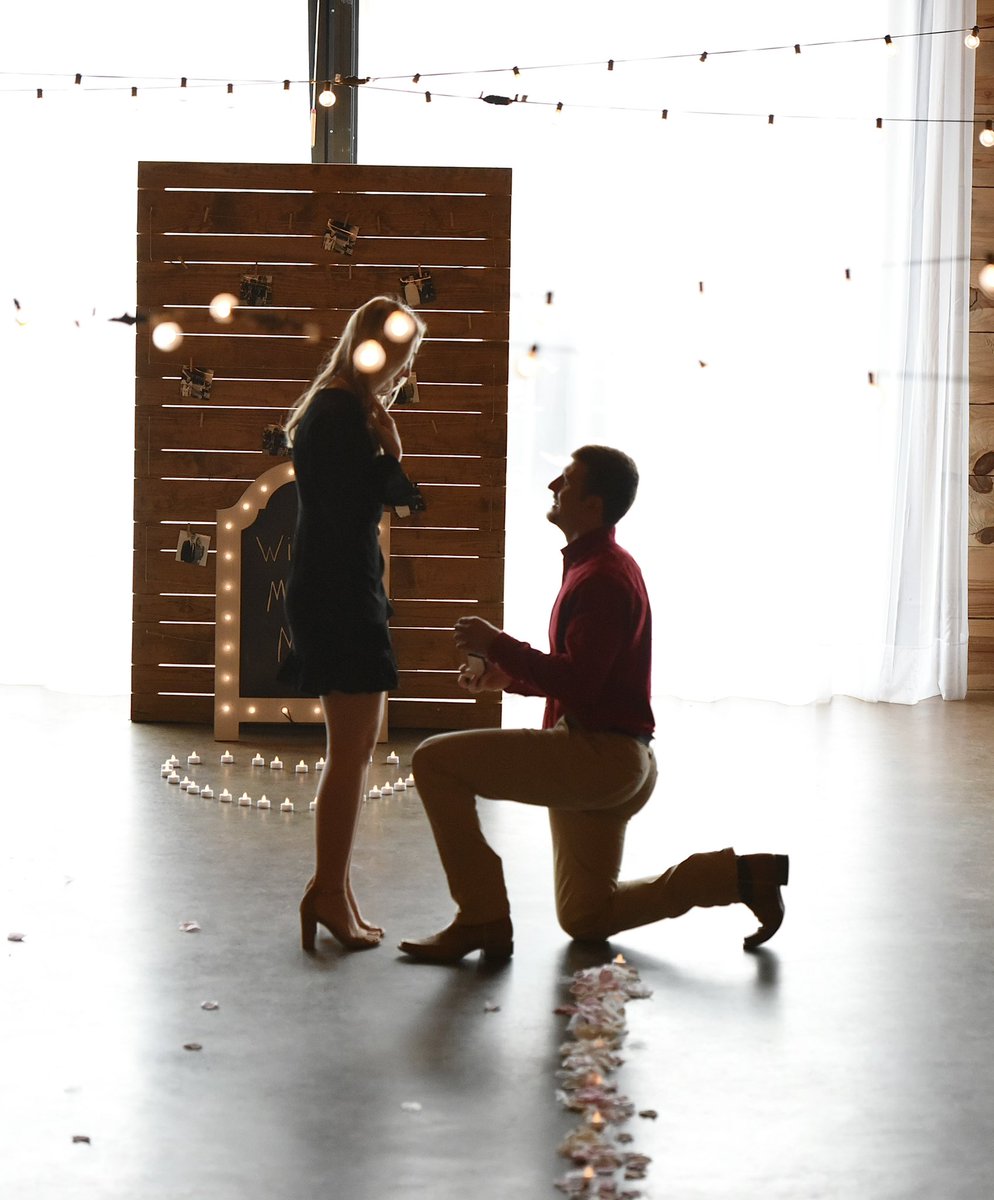 Brayden7Brazeal's tweet photo. She said yes! Can’t believe I’m getting to marry this woman!!! ❤️💍 https://t.co/Ssq9nAo3Af