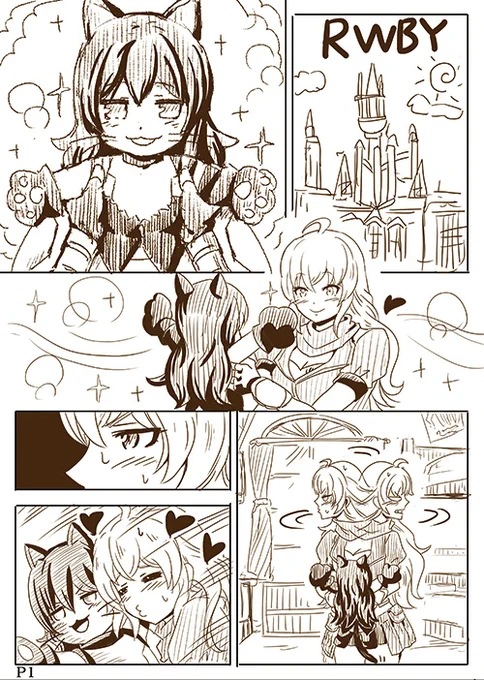 勇ましい少女には人形と知られたくない可愛さをもっていました。#RWBY 