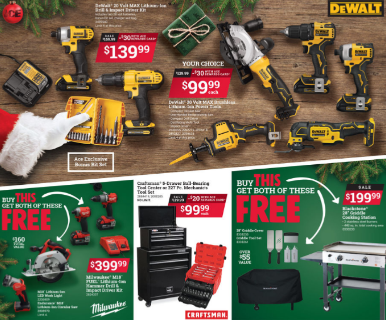 SipsAceHardware's tweet photo. Check out our "Buy this, get both of these FREE" deals! Hurry. This offer doesn't last long!

#northeastco #sipspaintacehardware #sipspaint #acehardware #bogo #sale #bogosale #holidaysale #dewalt #powertools #longbranch https://t.co/lEHXG9MnEE
