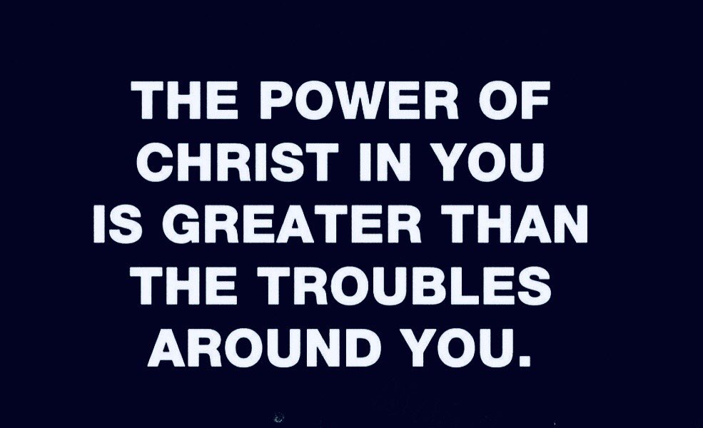The Power Of Christ.....🙌
