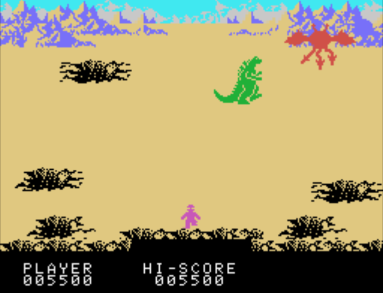 You can play as a dinosaur in Godzilla vs 3 Giant Monsters.
