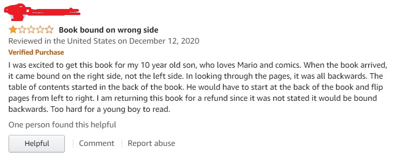 be warned! Not many people know this, but comics from the land of Nippon (called "manga") read right-to-left