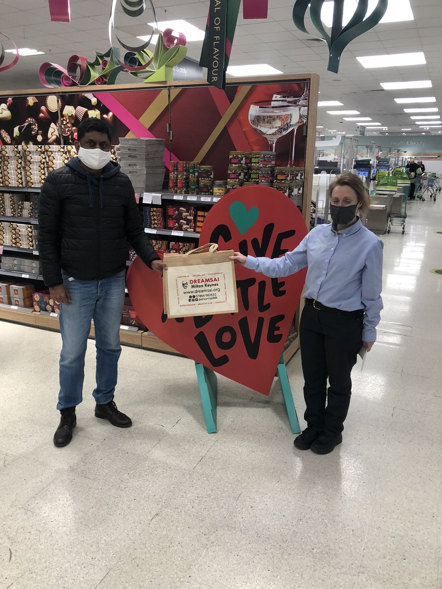 DREAMSAIMK's tweet photo. We send THANK YOU to @waitrose Milton Keynes Oakgrove store for choosing @DREAMSAIMK for their COMMUNITY MATTERS scheme this month. The generous donation of £333.00 goes a long way in supporting those in need in these challenging times! #GiveLittleLove #LoveMK #dreamsai https://t.co/VD41YhLFpy