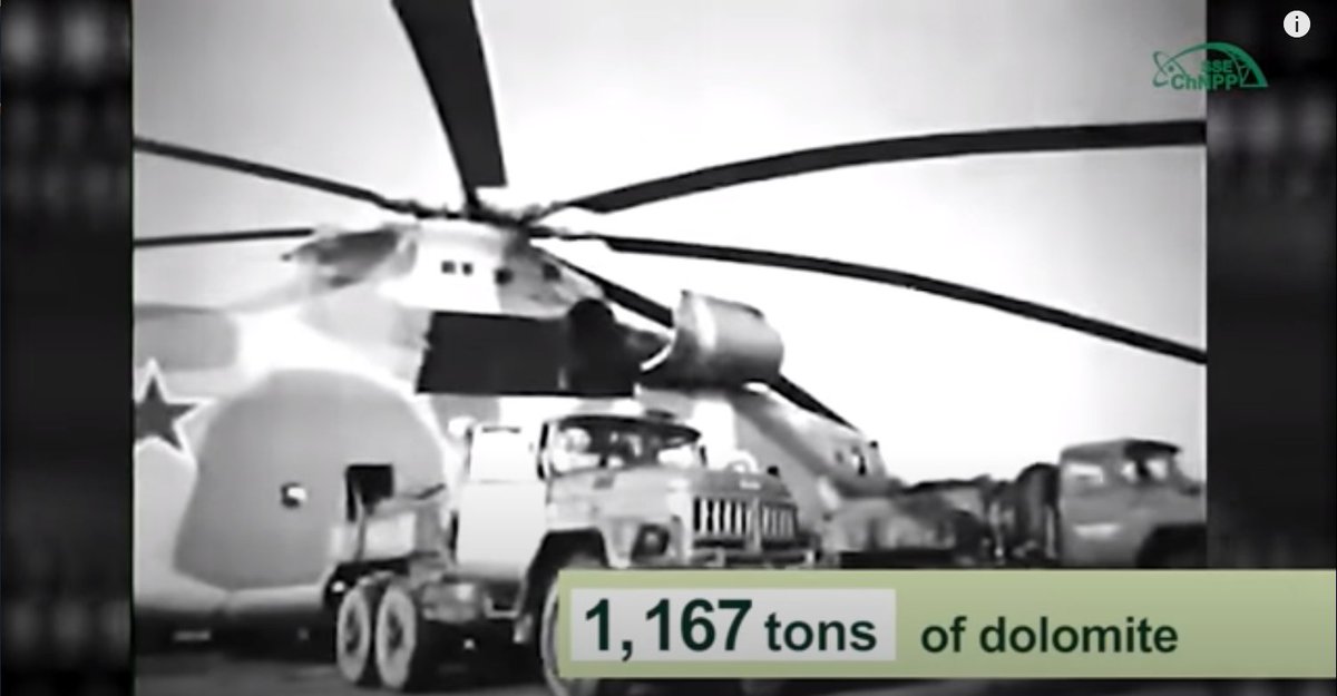 booleanenator's tweet image. Can you dig it man?

1167 tons of Dolomite were used to quell the radiation from the reactor.

Excursion within the &quot;Sarcophagus&quot; youtu.be/9WVMMJ7O2Zc via @YouTube
