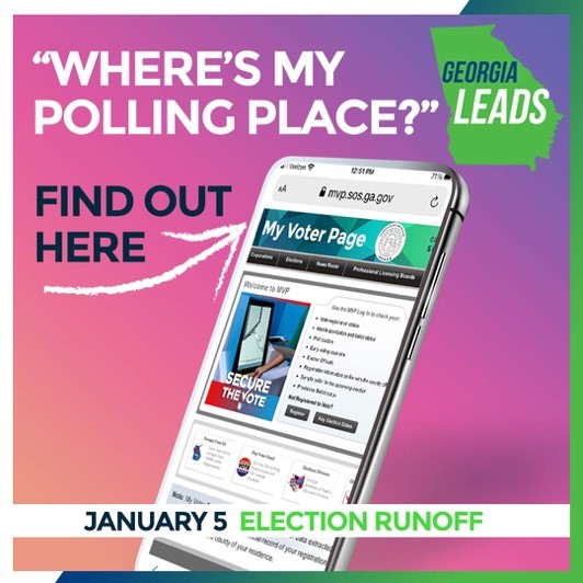 GaSecofState's tweet photo. Make sure to double check your precinct before heading out to vote. Visit https://t.co/DcUb9DPREi to find yours. #GaPol #SecureVoteGa https://t.co/1FgvCI4aVC