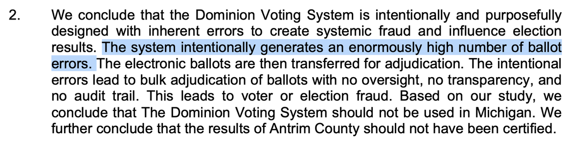 The adjudication process is an election fraud greatest hit at this point. Adjudication is the process by which ballots that cannot be read by the machine are evaluated, so that the votes can be corrected and tabulated. The exact process differs between states and counties.