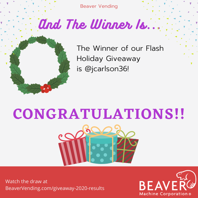 BeaverVending's tweet photo. And the Winner Is...
.
.
.
#BeaverMachineChooseYourGiveaway #giveaway #giveawaycontest #giveaways #contest #follow #free #like #love #win #instagram #freebies #BeaverVending #gumballMachine #BeaverMachine #gumMachine #candyMachine #vendingMachine #gumballs #bulkVending https://t.co/67pRIHj4YF