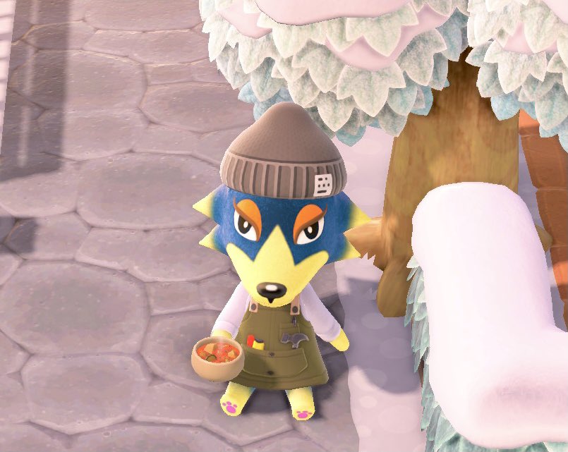 mariaplays14's tweet photo. he’s having some soup 🥺 #wolfgang #acnhwolfgang #acnh #winter #acnhvillager #soup https://t.co/6hAdi3NyBb