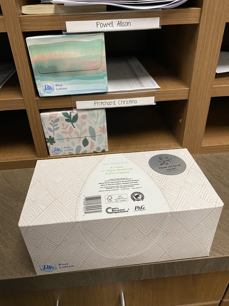 The <a href="/legacy_council/">Tyler Legacy Student Council</a> surprised all 200 <a href="/TLRedRaiders/">Tyler Legacy High School</a> teachers and staff with tissue boxes as the cold and flu season approaches. Thank you to all the teachers and we are so happy to show just a token of appreciation for y’all!