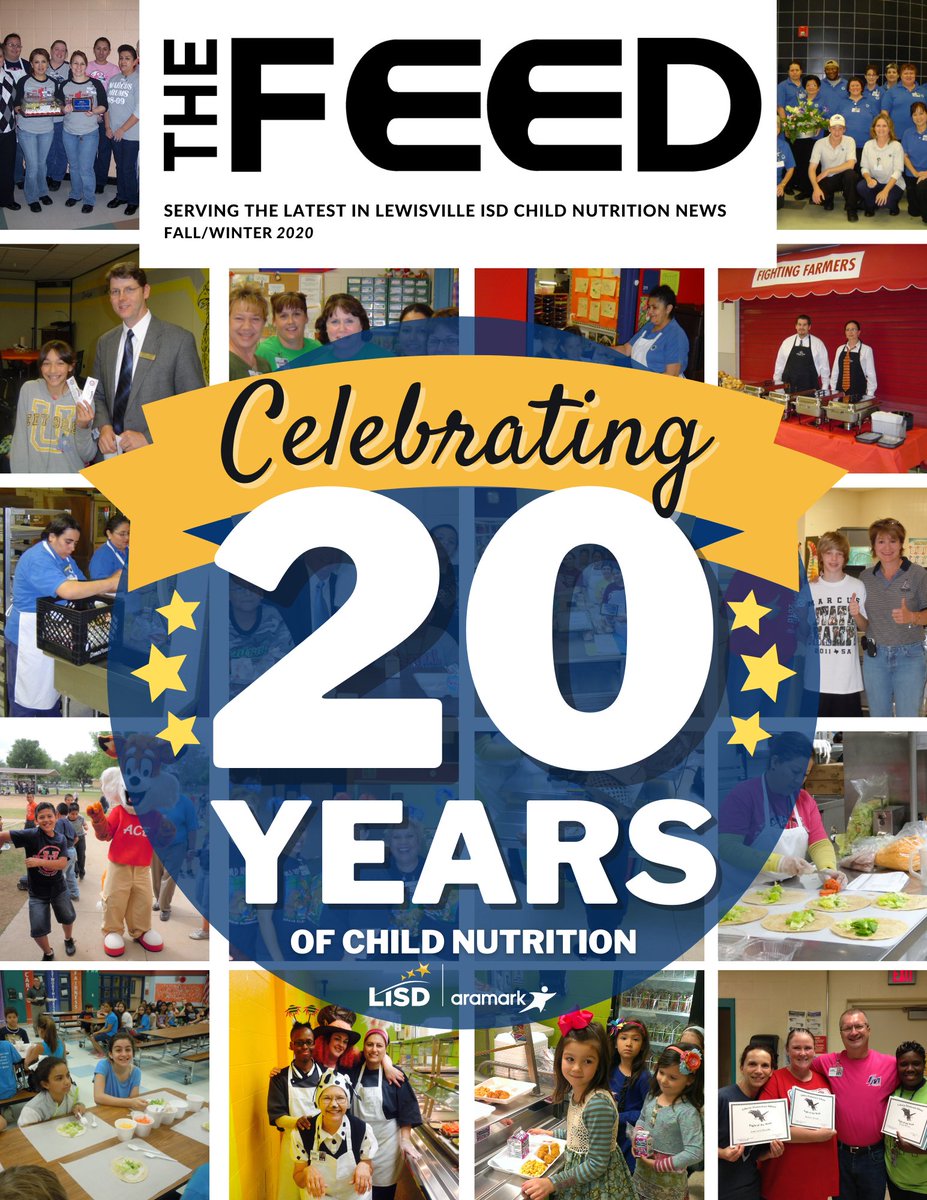 🎁The fall/winter 2020 issue of The Feed is here just in time for the holidays, and we're celebrating 20 years of <a href="/LewisvilleISD/">Lewisville ISD</a> Child Nutrition! Read more at bit.ly/3nkorru