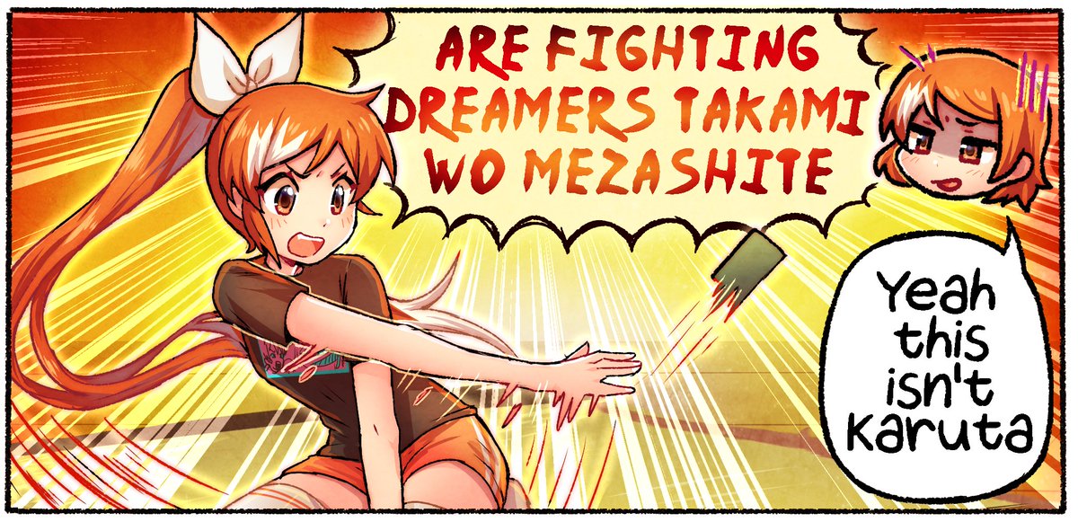 Crunchyroll's tweet photo. In this week's The Daily Life of Crunchyroll-Hime (by @coughdrops!!) ✨ Hime tests a new way to play karuta 🍥 https://t.co/ykq9XVbGim