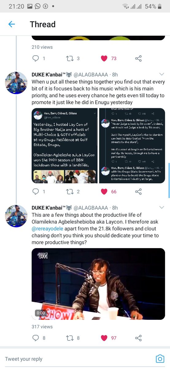 Many resulted to defending and dragging the living day light out of the nonsense tweep buh some of us decided to school the illiteracy out of their heads by giving them facts about how its music over BULLSHITShout out to  @ALAGBAAAA for the beautiful thread