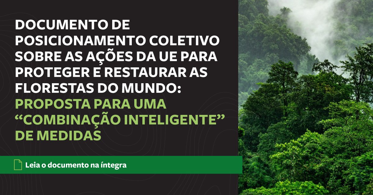 A Solidaridad convida empresas e organizações do terceiro setor para lerem e apoiarem o documento de posicionamento da <a href="/tfa_Global/">Tropical Forest Alliance at World Economic Forum</a> que solicita uma “combinação inteligente” de medidas que fortaleçam as ações da <a href="/UE/">Unearthed</a> para proteger nossas florestas:  bit.ly/2K7N7oB
