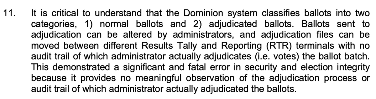 They have a sound point here. I haven't confirmed, but if there isn't an audit log of the adjudication activity, that's not great. But based off the other inaccuracies in the report, I'm hesitant to take that claim at face value.