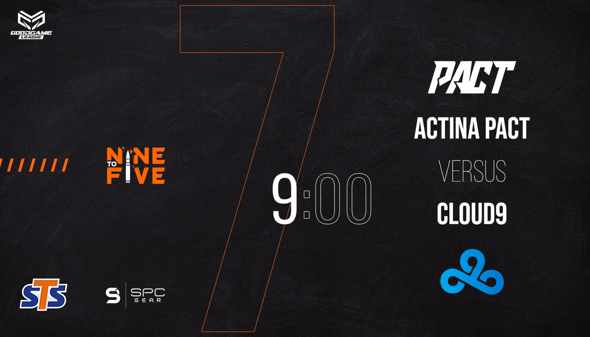 Kto by się spodziewał, że nadejdzie taki mecz😳, ale jest i to na naszym kanale. Colossus naprzeciw <a href="/PACT_gg/">PACT</a> już za moment na transmisji, a skomentuje to spotkanie dla Was <a href="/DeerFluffyy/">Oskar "DeerFluffy" Formella</a> oraz @bogdan_rakieta! 🤯

🔺 twitch.tv/goodgame_league 🔻

#CSGO #NINEtoFIVE <a href="/Cloud9/">Cloud9</a> <a href="/HenryGcsgo/">HenryG</a>