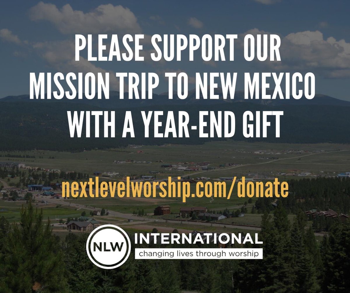 NxtLevelWorship's tweet photo. As you plan for your end of the year giving, please prayerfully consider helping us serve the underserved areas here in the United States.

Please donate today! https://t.co/pmDcX6cTZZ