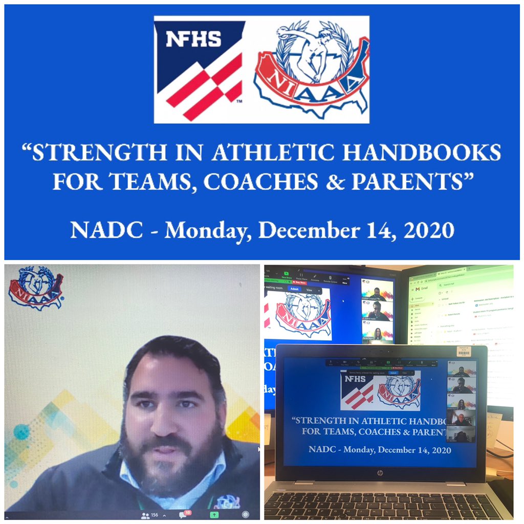 ACrisafulli02's tweet photo. Thank you to all 178 @NIAAA9100 ADs who attended our โSTRENGTH IN ATHLETIC HANDBOOKSโ #ADConf20 workshop earlier today!
It was a great experience to co-present w/ @QCHS_Athletics, collaborate & share best practices w/ peers from all over the ๐!
#NADC
@MIAA033
@MSSADA9 https://t.co/lvflaaYpAd