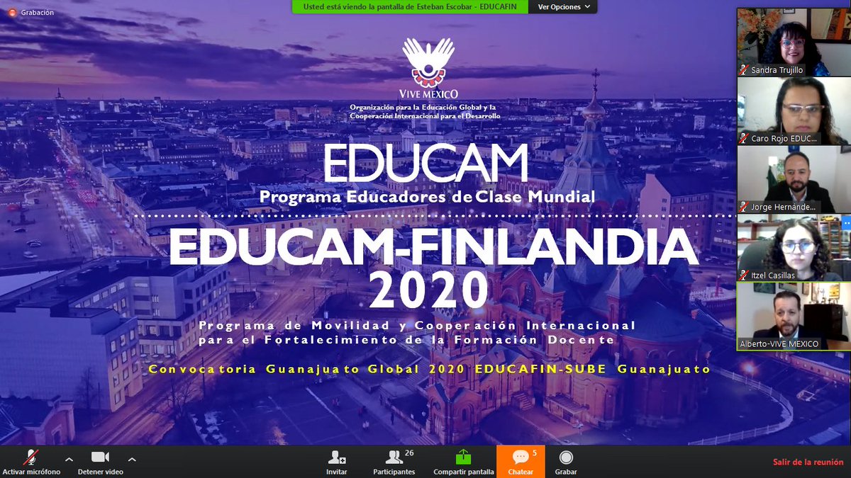 sandratrujillo's tweet photo. ¡EDUCAFIN y Vive México nos llevarán a Finlandia y a Estonia! Si Dios nos concede las condiciones en mayo, o en septiembre u octubre 2021. Mientras tanto, en línea. Una gran bendición que enriquecerá nuestra manera de pensar y trabajar.  #EDUCAM #GtoGlobal https://t.co/1SqAtvTcHu