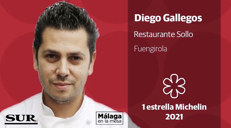 Malagaenlamesa's tweet image. El triunfador malagueño de la #GalaGuiaMichelin21 es @SolloRest Mantiene su estrella y añade un nuevo reconocimiento por su compromiso con la sostenibilidad. Felicidades a Diego Gallegos y equipo #MICHELINSTAR21 diariosur.es/malagaenlamesa…