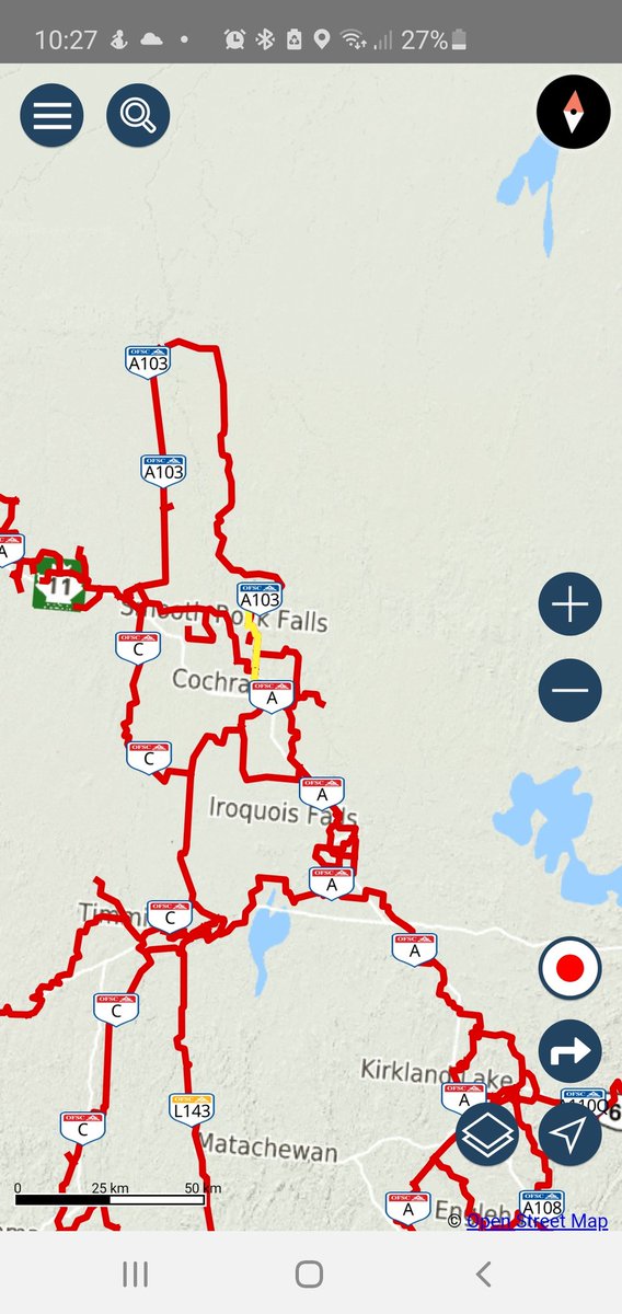 Looks like one trail opened up in Cochrane 43km of limited availability.