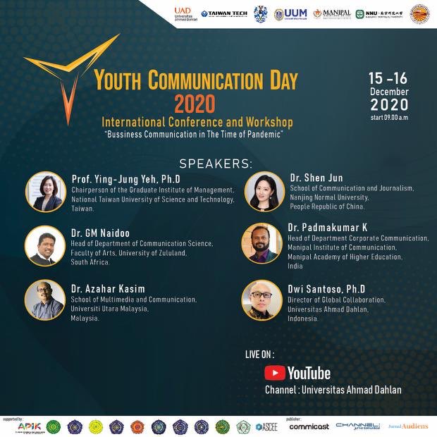 UMJT_Madiun's tweet photo. Simak Youth Communication Day https://t.co/x0mbOEzFCs #APIKPTM #KomunikasiBerkemajuan @diktilitbang @klik_uad https://t.co/FkYoK3hUfq
