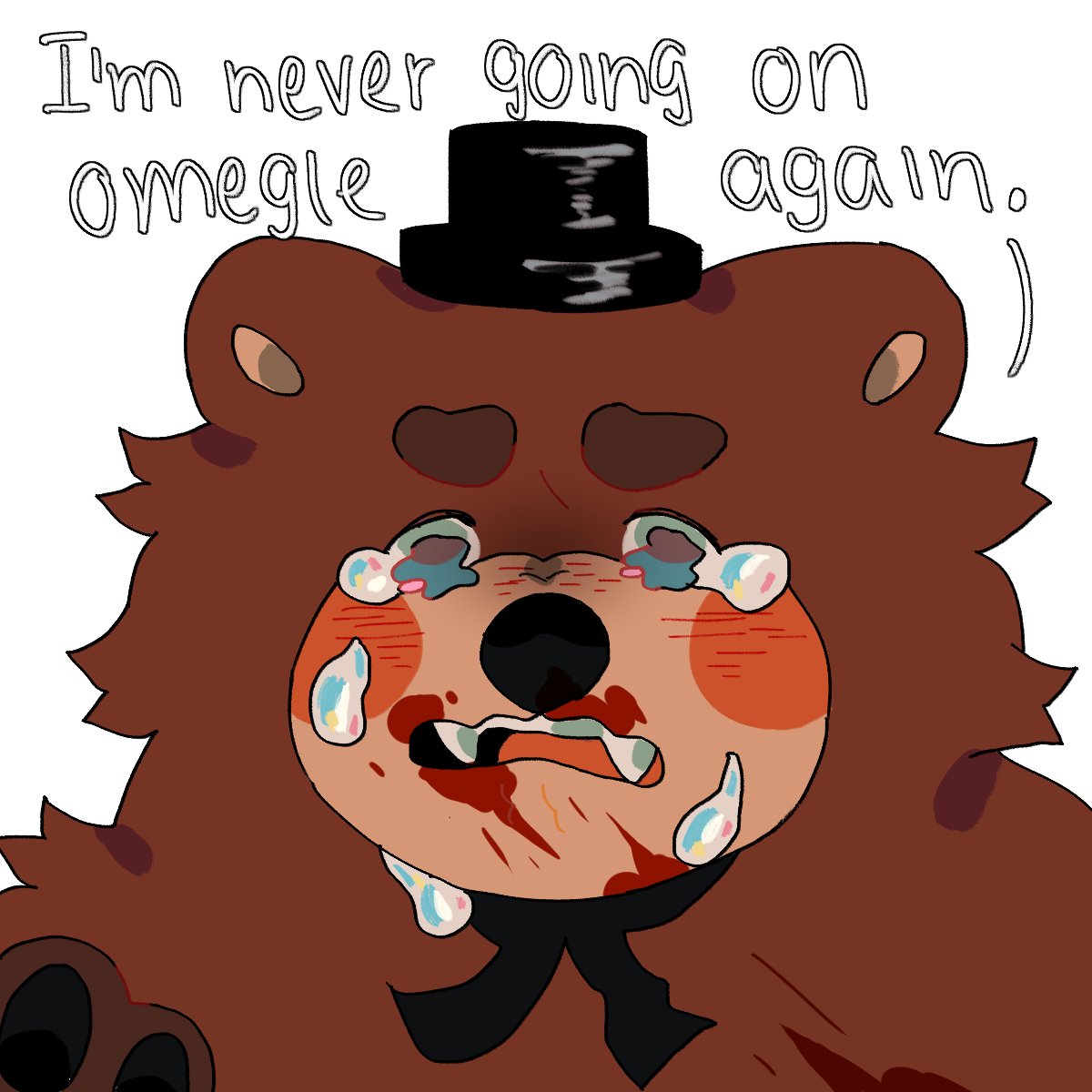 i wanted to try a new thing with my style and #FNAF 