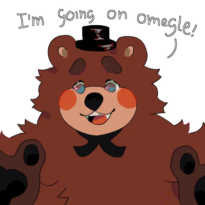 i wanted to try a new thing with my style and #FNAF 