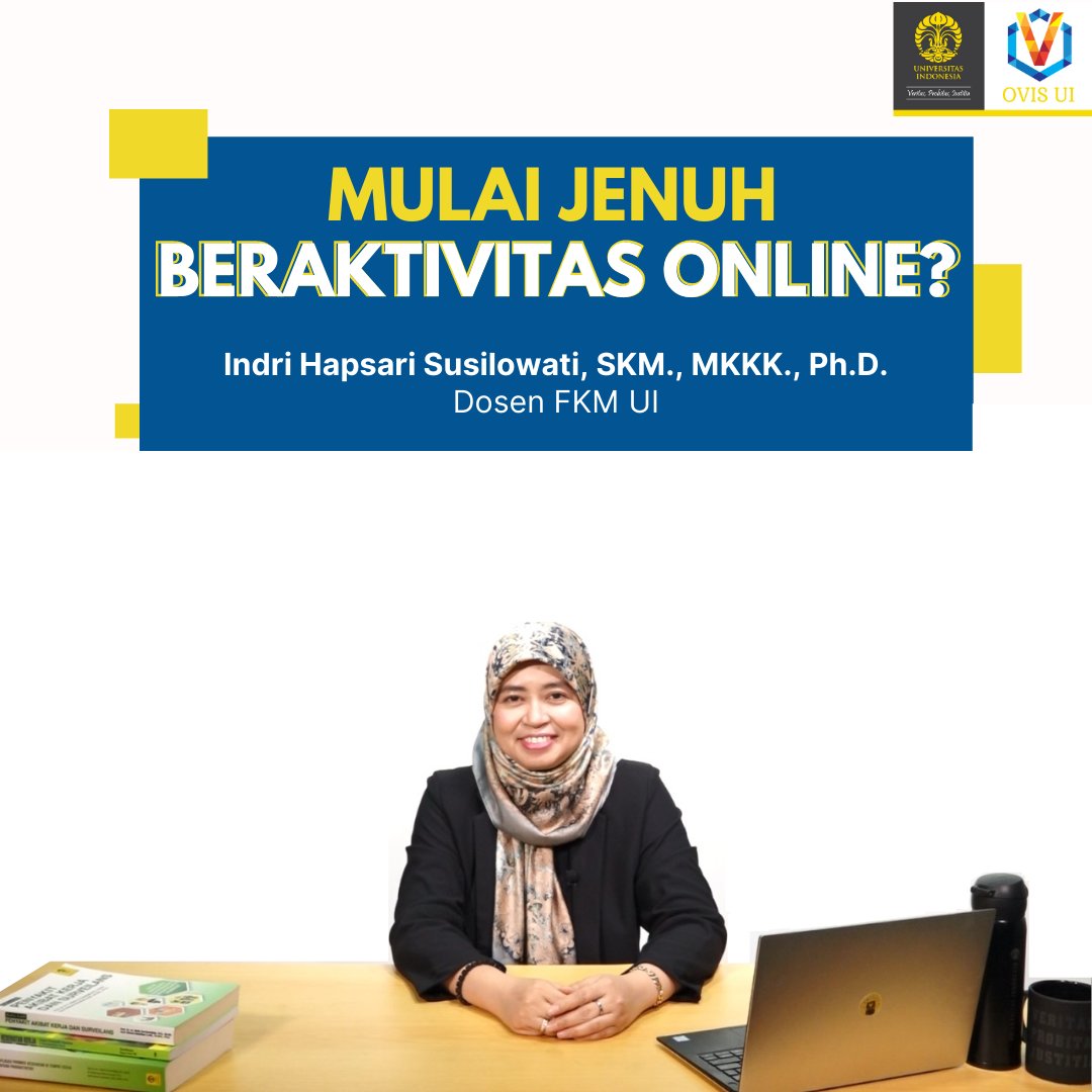Setelah berbulan-bulan menjalani aktivitas online, kamu sudah mulai jenuh? Badan pun jadi lebih sering pegal-pegal?

Nah, di video kali ini OVIS UI akan kasih tips lengkap seputar kerja &amp; kuliah online. Pastikan kamu tonton semua partnya, ya!😁

instagram.com/p/CIxo8PgMhKr/