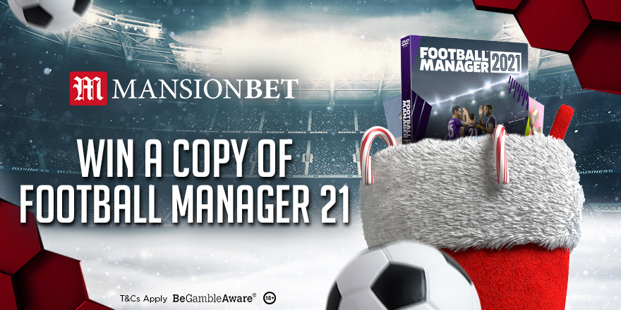 MCCCSHCas's tweet photo. 🚨 WIN A COPY OF FOOTBALL MANAGER 2021!

This is for day eight of our 12 days of Christmas giveaways! 🎅 

Simply follow @MansionBet and RT this tweet to enter! ✅

Comp ends 23:59 (GMT) Friday 16 December. T&amp;Cs apply: https://t.co/tNDSOH7PLd https://t.co/Bp2CXHQ8zi