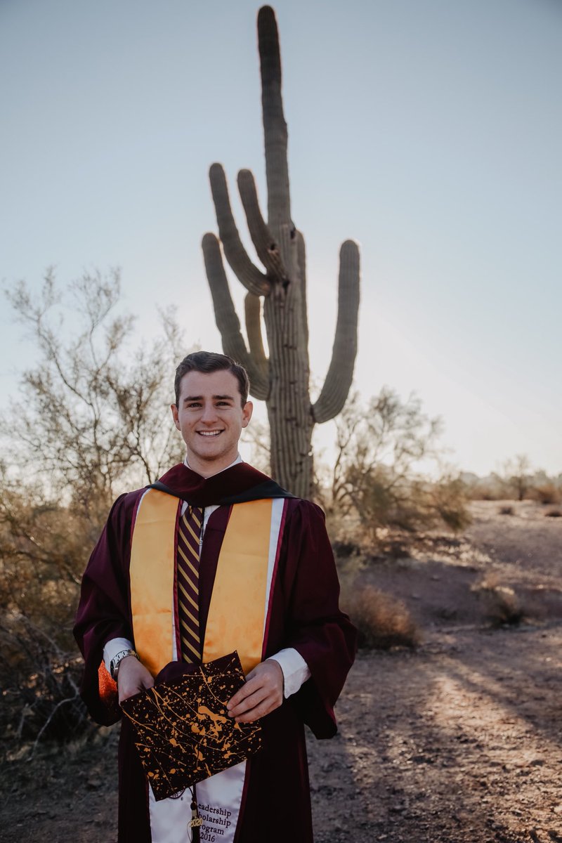 FrankieMcLister's tweet photo. Today, I become a 2X @Cronkite_ASU #SunDevil as I graduate with a masterโs in Mass Communication ๐ฑ
I am so thankful. Juggling this amidst a move, new job, wildfire, pandemic & election is now for the BOOKS!
See you tomorrow on @KVOA ๐ต๐ช๐ผ
#ASUgrad #CronkiteNation #DoubleDevil https://t.co/eEEfqq9EjU